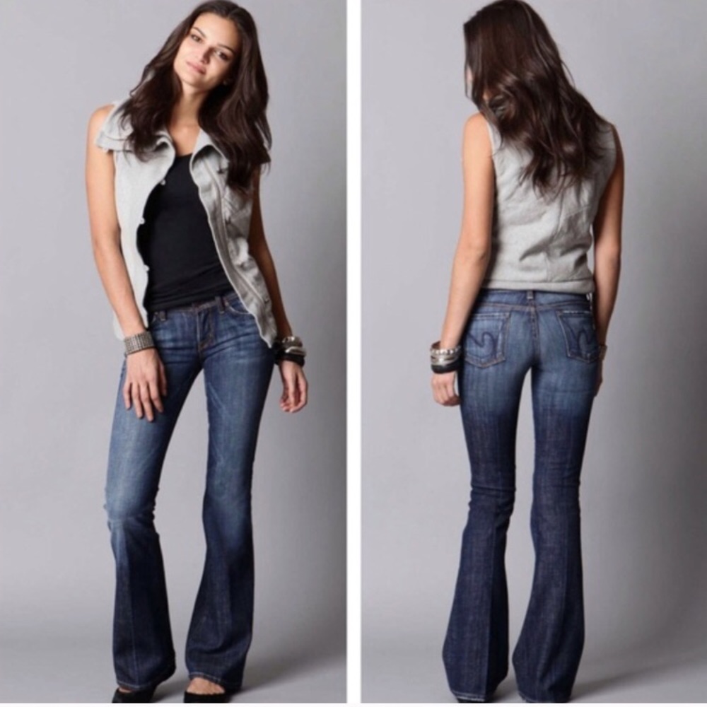 Citizens of Humanity Ingrid Low Waist Flair Strtch